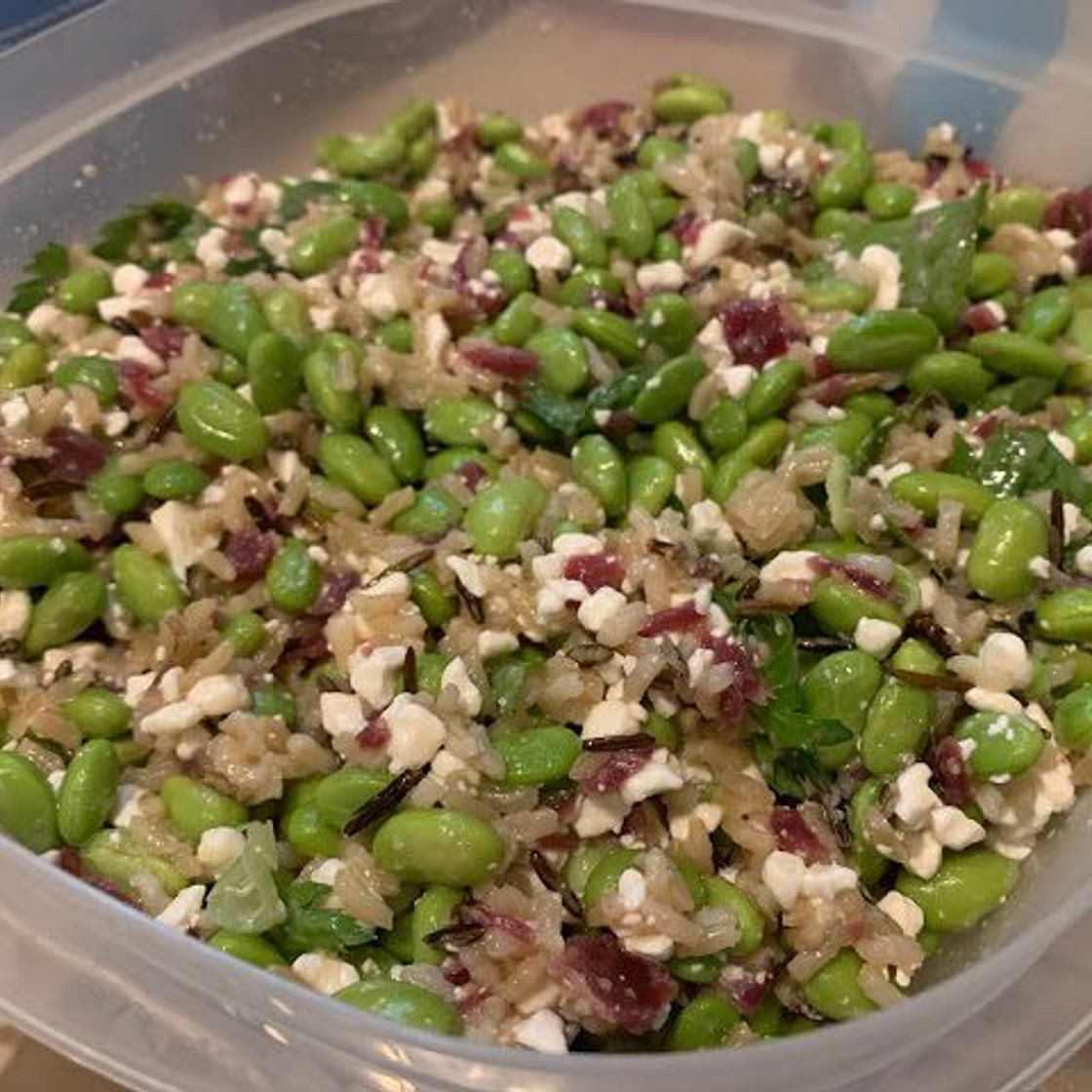 Edamame Wild Rice Salad (Adapted from Nadiya Hussain) - Tailgate Guru