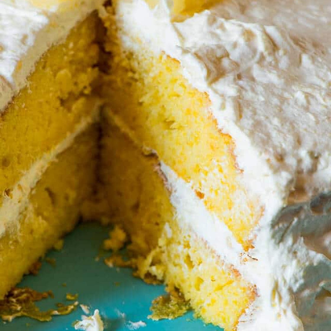 Orange Pineapple Pig Pickin’ Cake