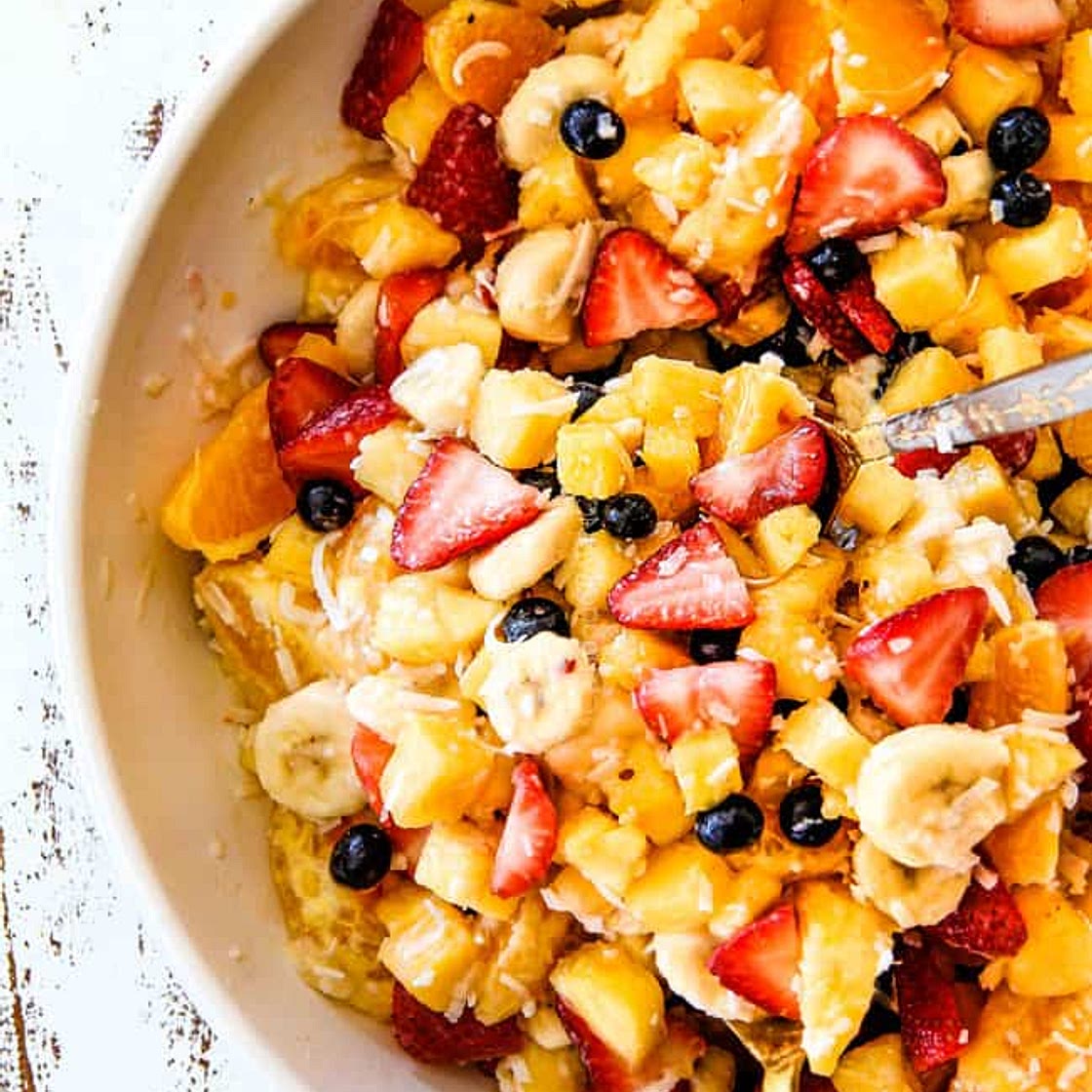 Pina Colada Fruit Salad