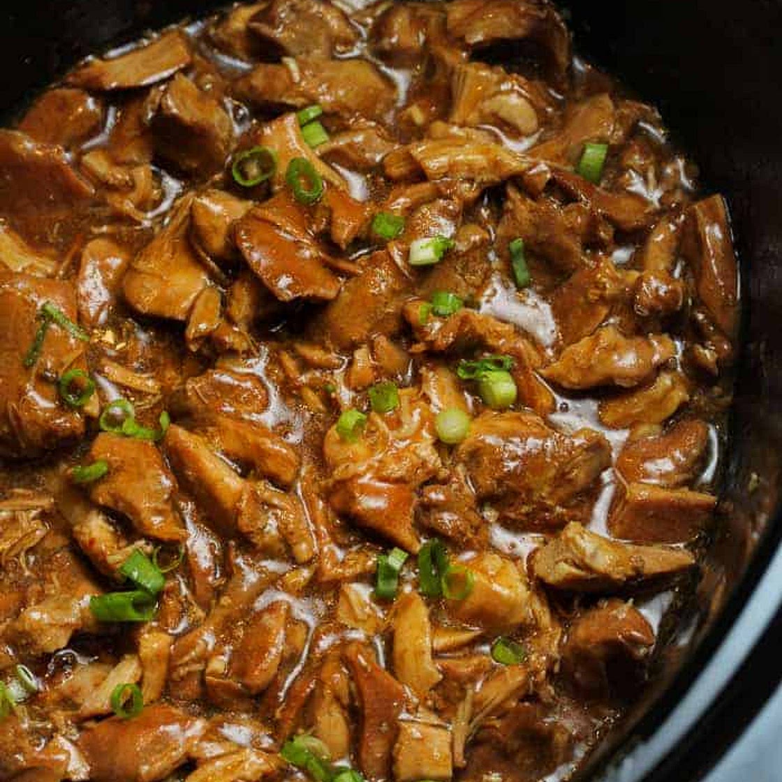 Crock Pot Bourbon Chicken