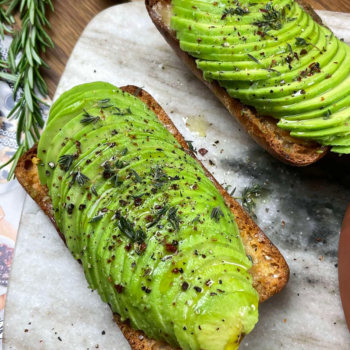 Roasted Garlic Avocado Toast