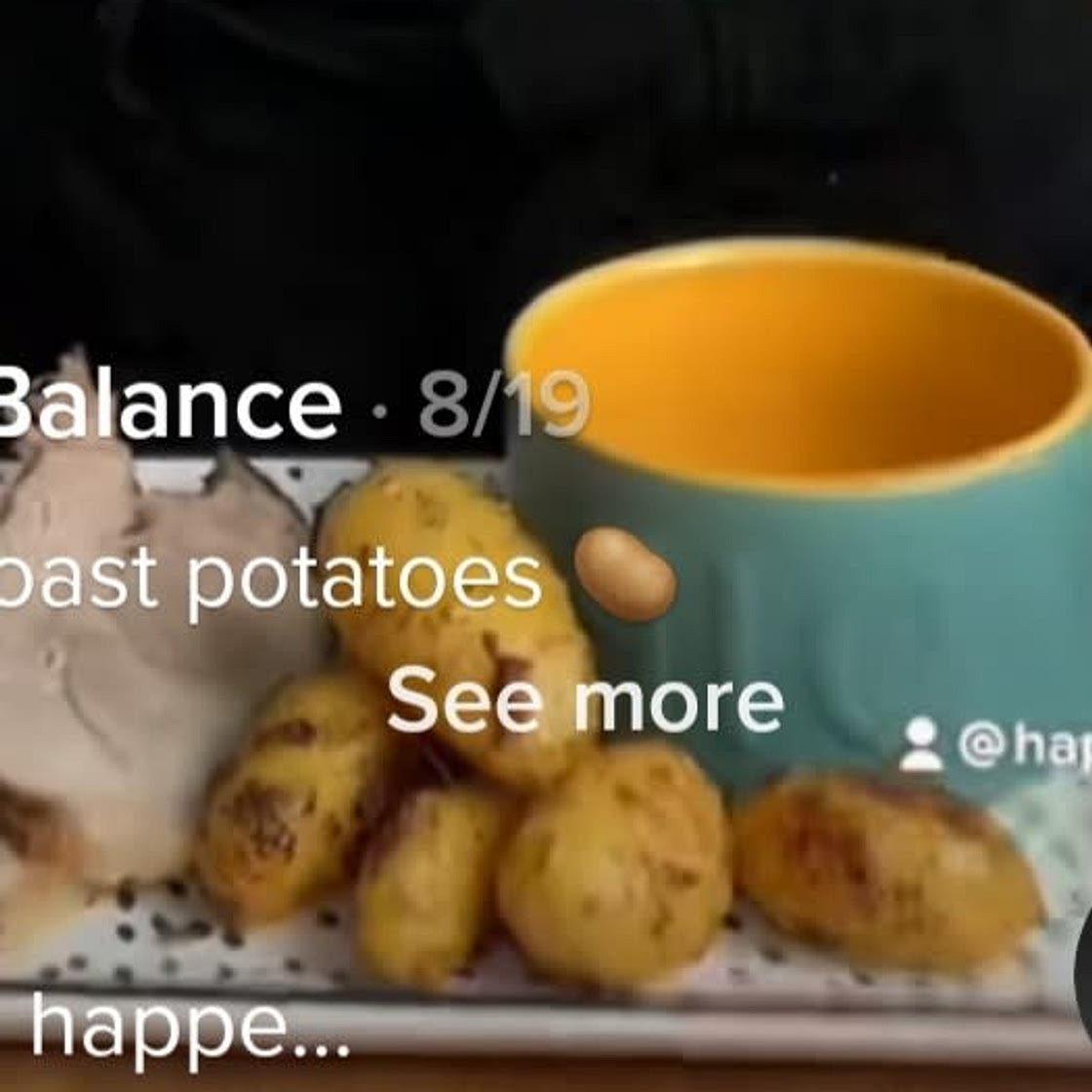 Cheat roast potatoes