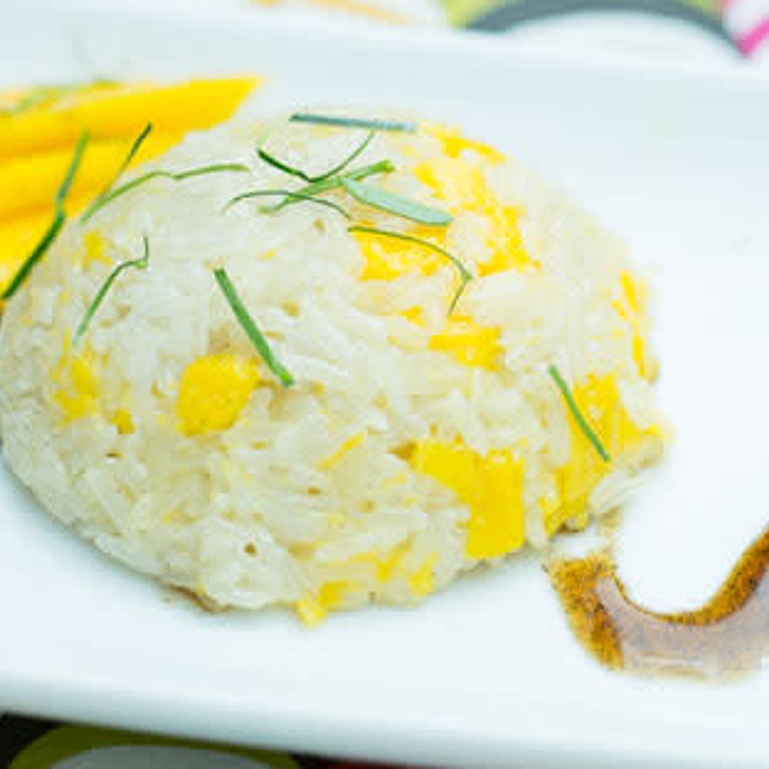 Coconut Sticky Rice with Mango