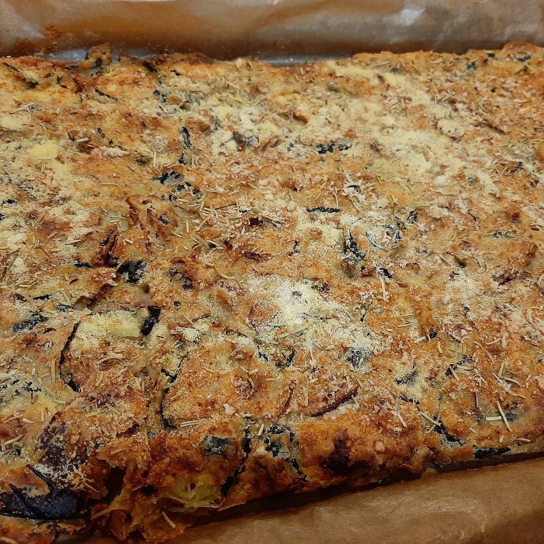 CRISPY ZUCCHINI FOCACCIA (SCARPACCIA)