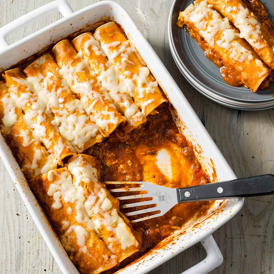 Chicken enchiladas