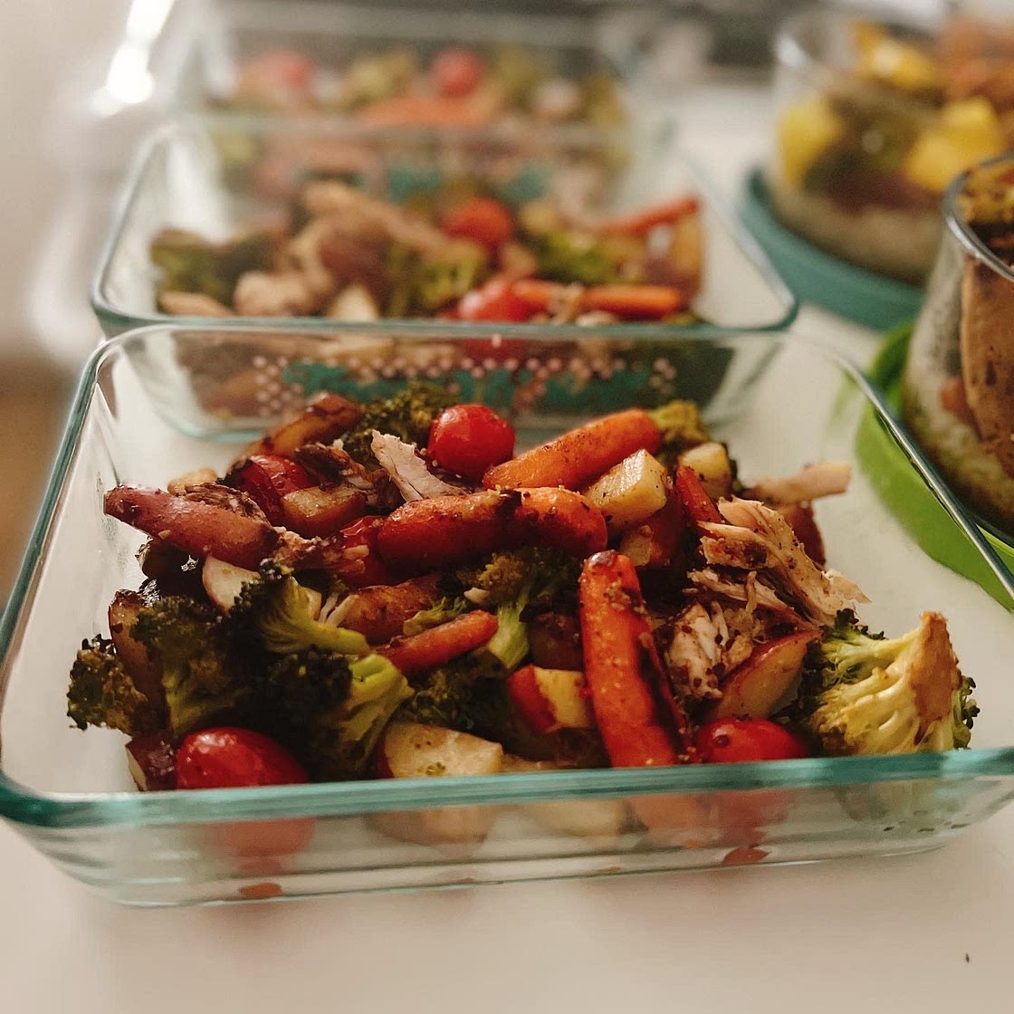 Sheet Pan Balsamic Chicken, Potatoes & Vegetables