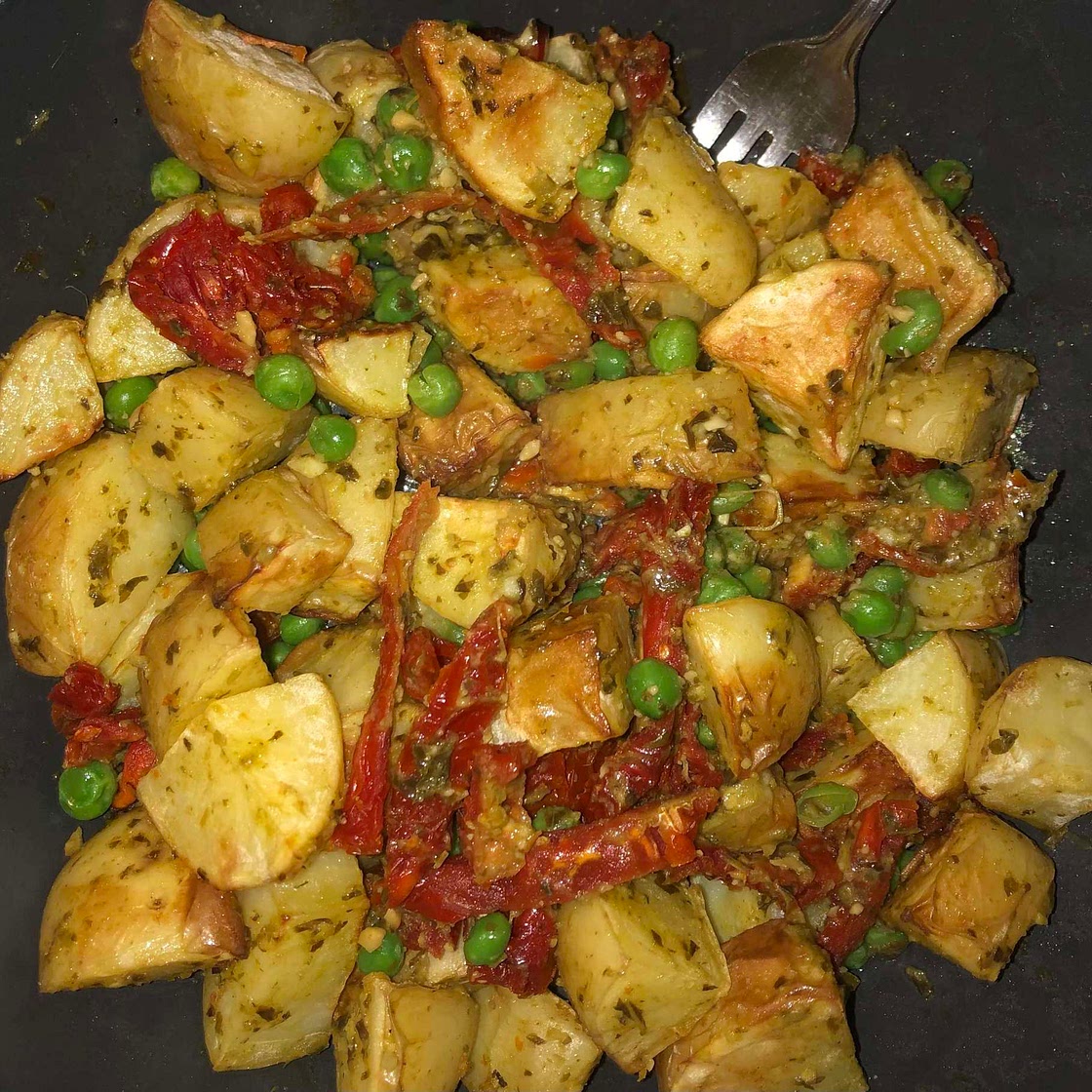 Pesto potatoes 