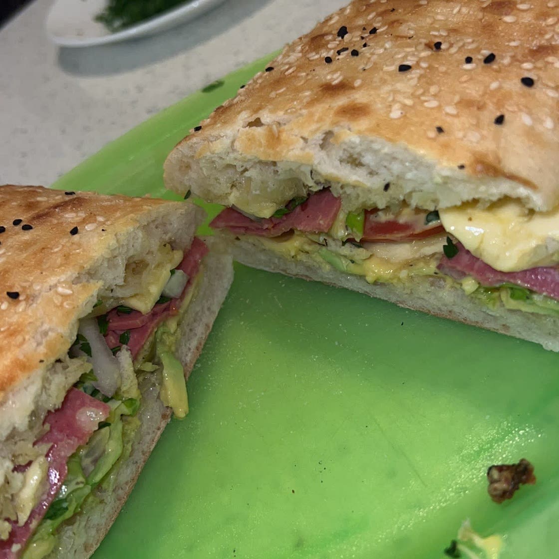 Grinder Salad Sandwich