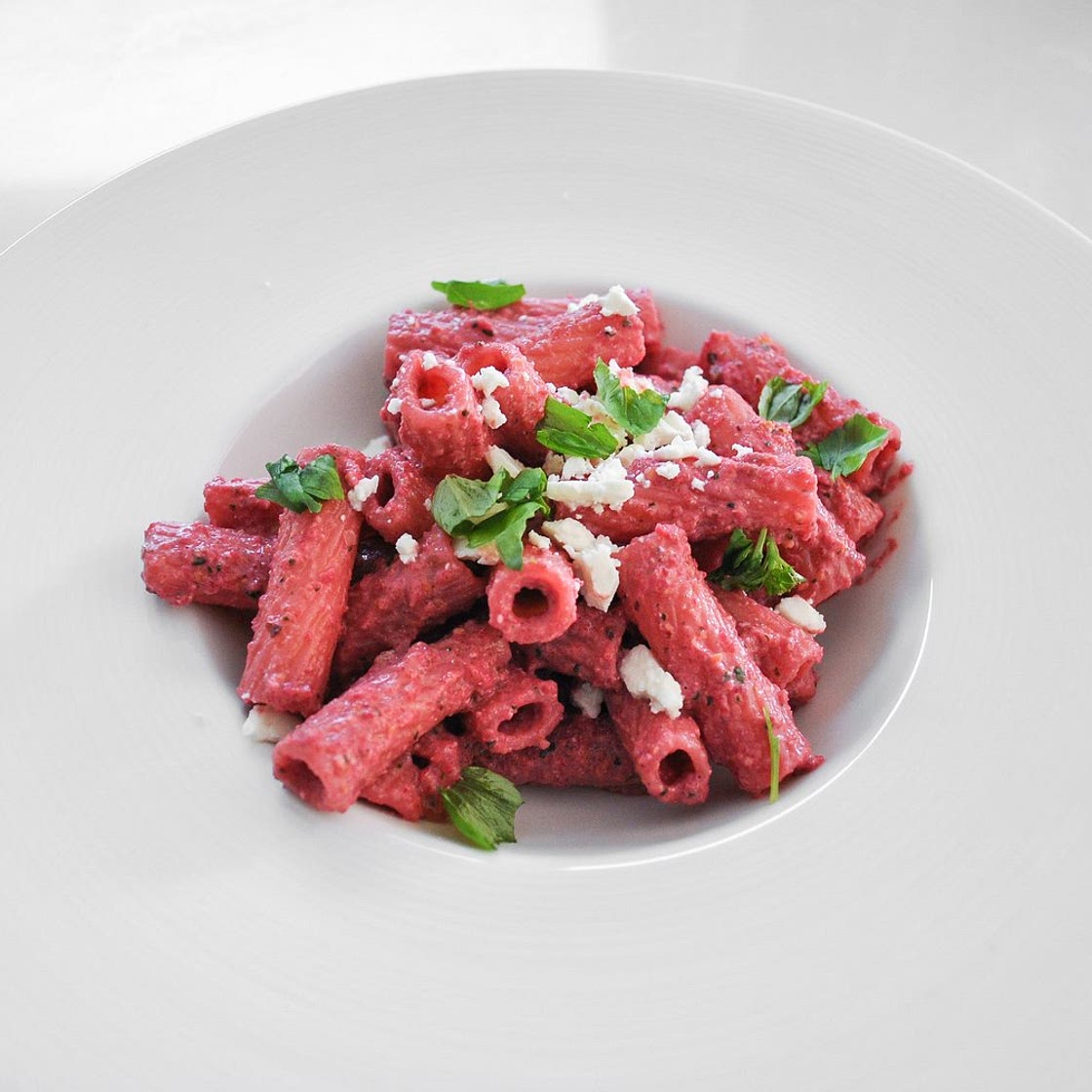 Beetroot, Feta & Pistacchio Pasta (V) — Charlotte Cohen Cooks