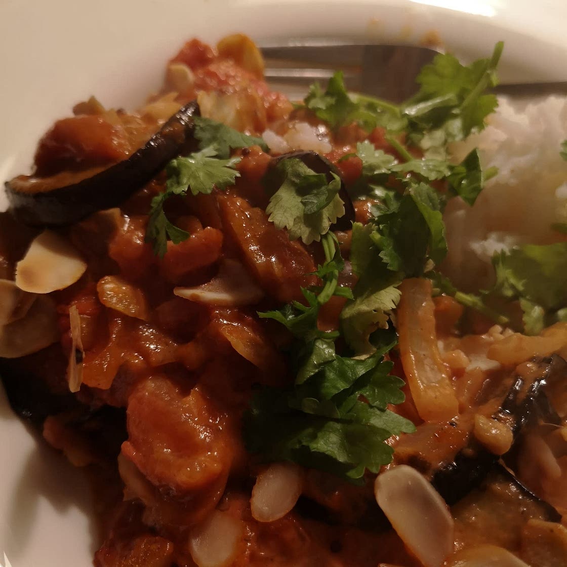 Spiced aubergine bake