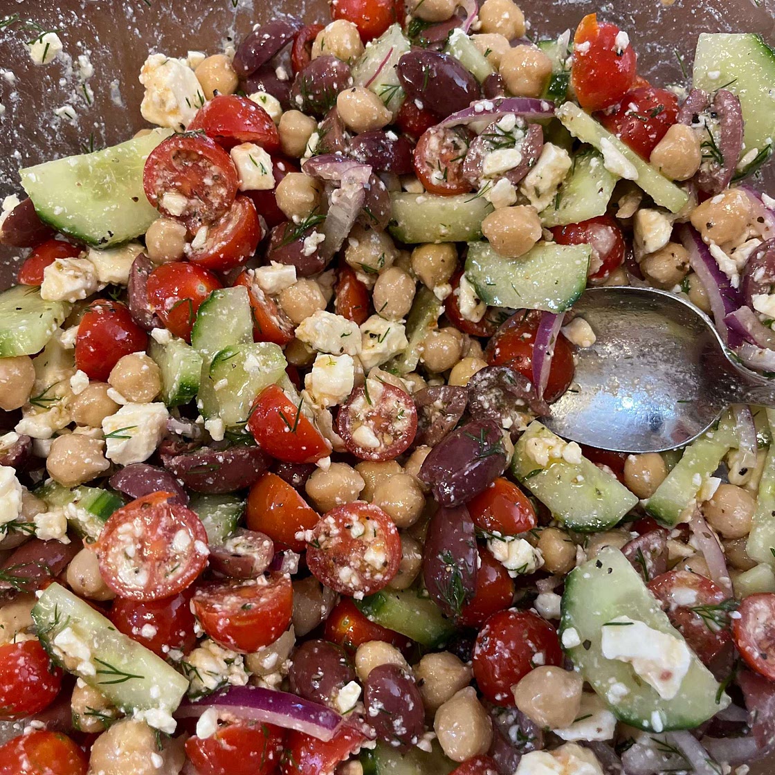 Greek Chickpea Salad