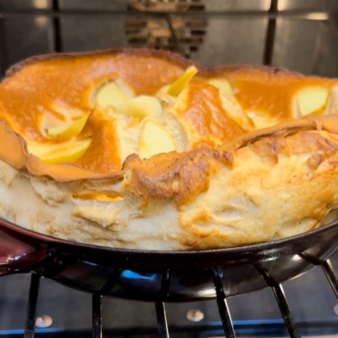 Apple Pear Dutch Baby 