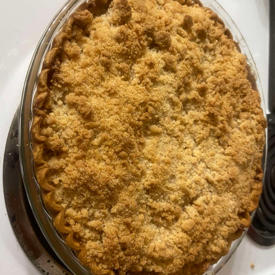 Apple Pie with crumbled topping! 