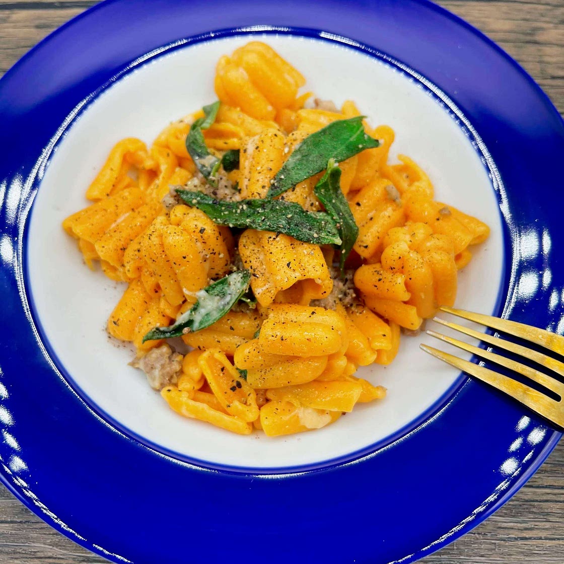 Sausage and Brown Butter Sage Pasta