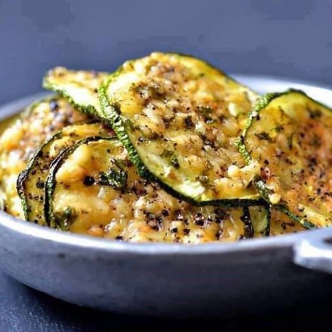 Parmesan and Black Pepper Zucchini Chips