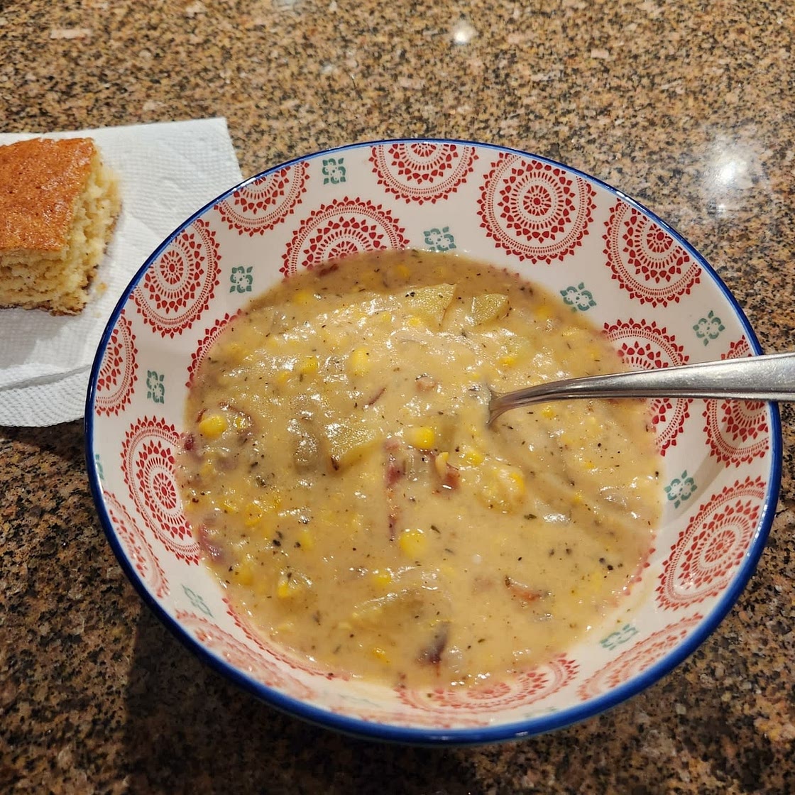 Hearty Homemade Corn Chowder