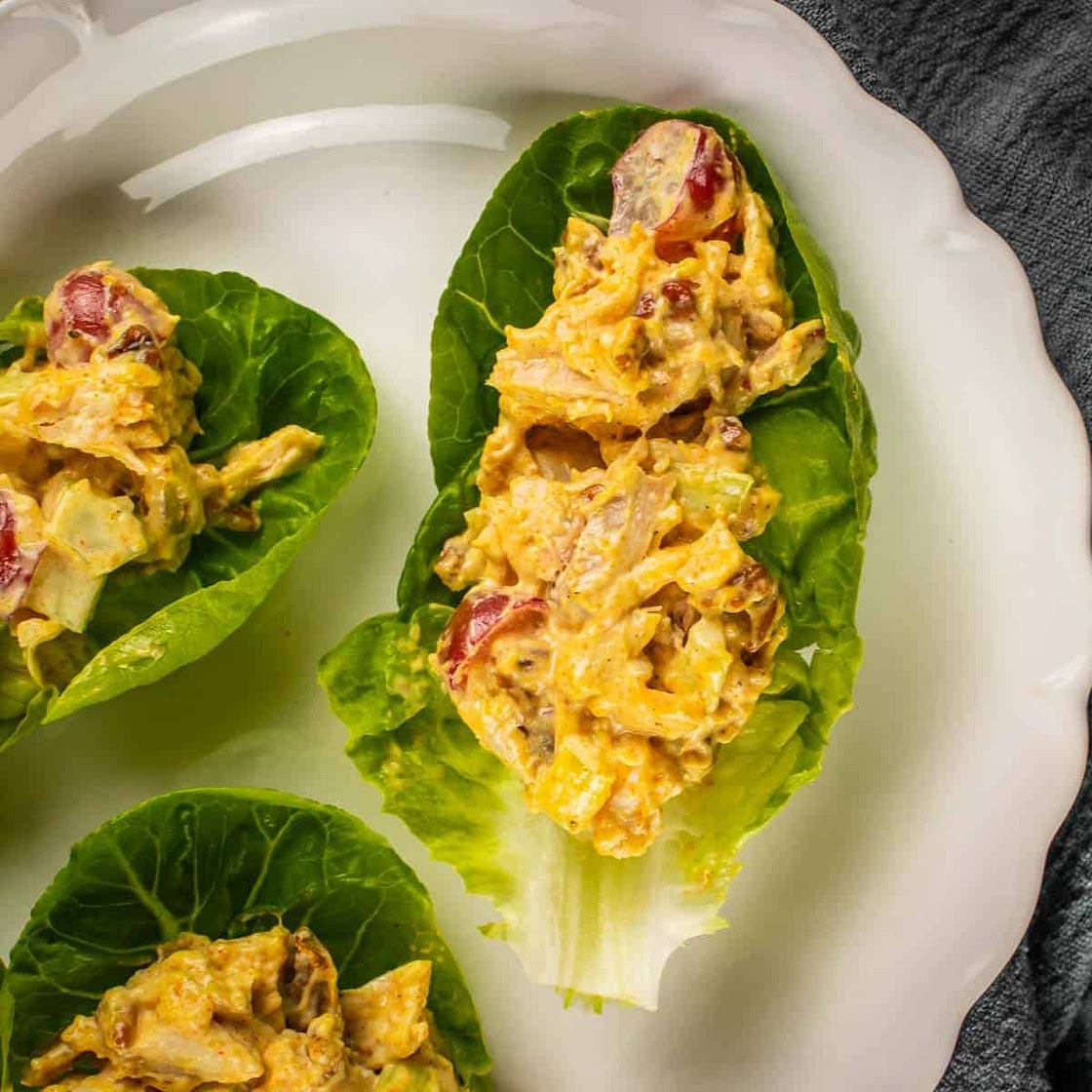 Best Curry Chicken Salad with Grapes
