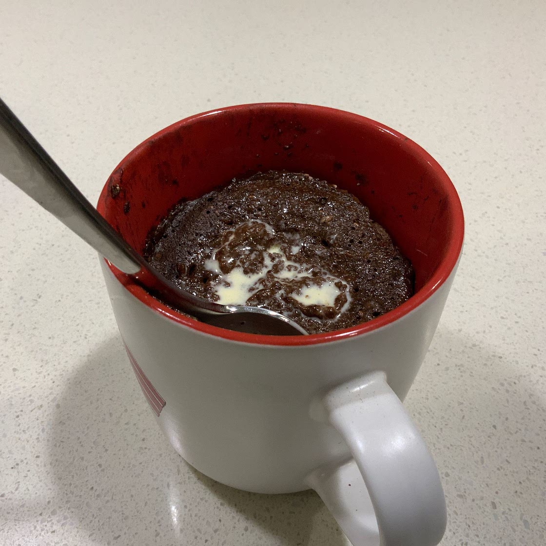 60 Second Keto Chocolate Mug Cake (Super Moist & Fluffy!)
