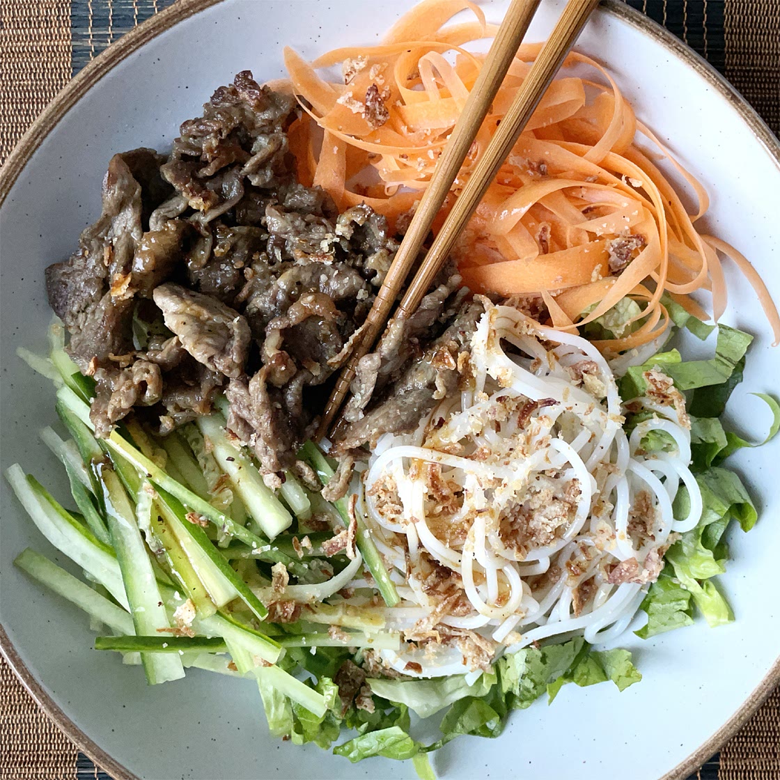 Savory Vietnamese Beef Vermicelli