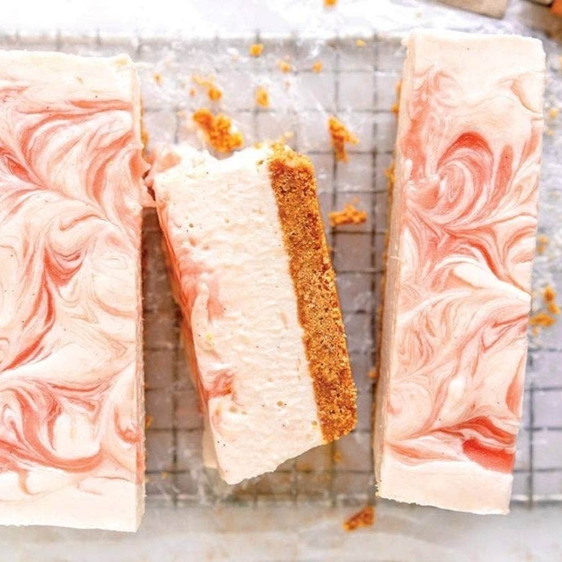 No bake rhubarb cheesecake 