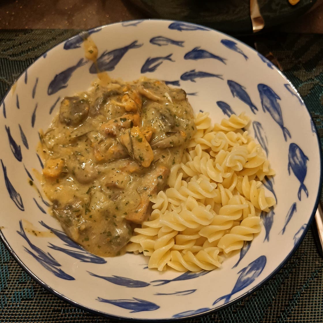 Mushroom Stroganoff (Vegetarian)