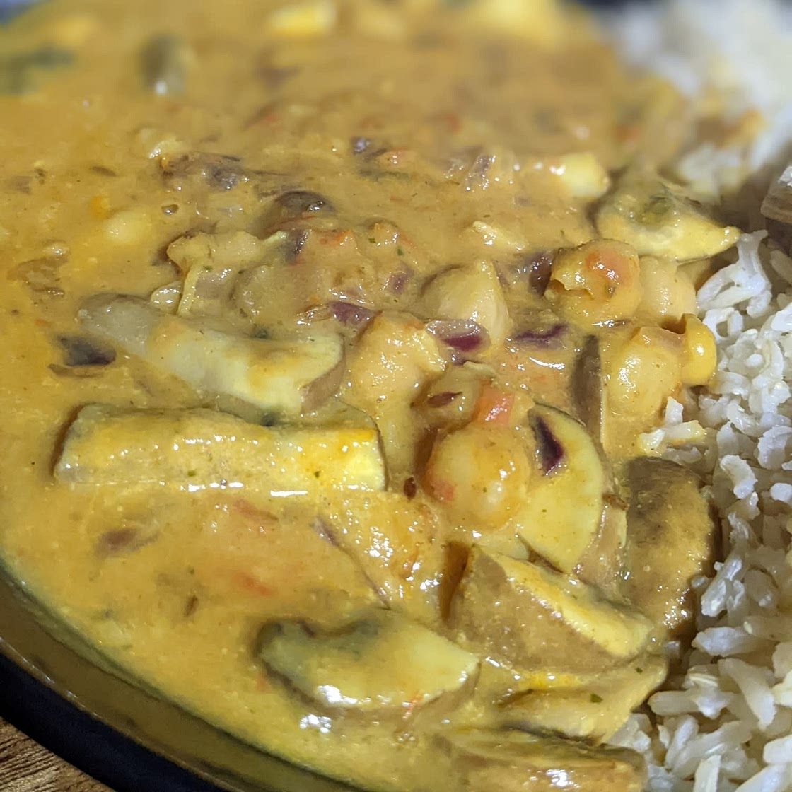 Mushroom & Chickpea Curry