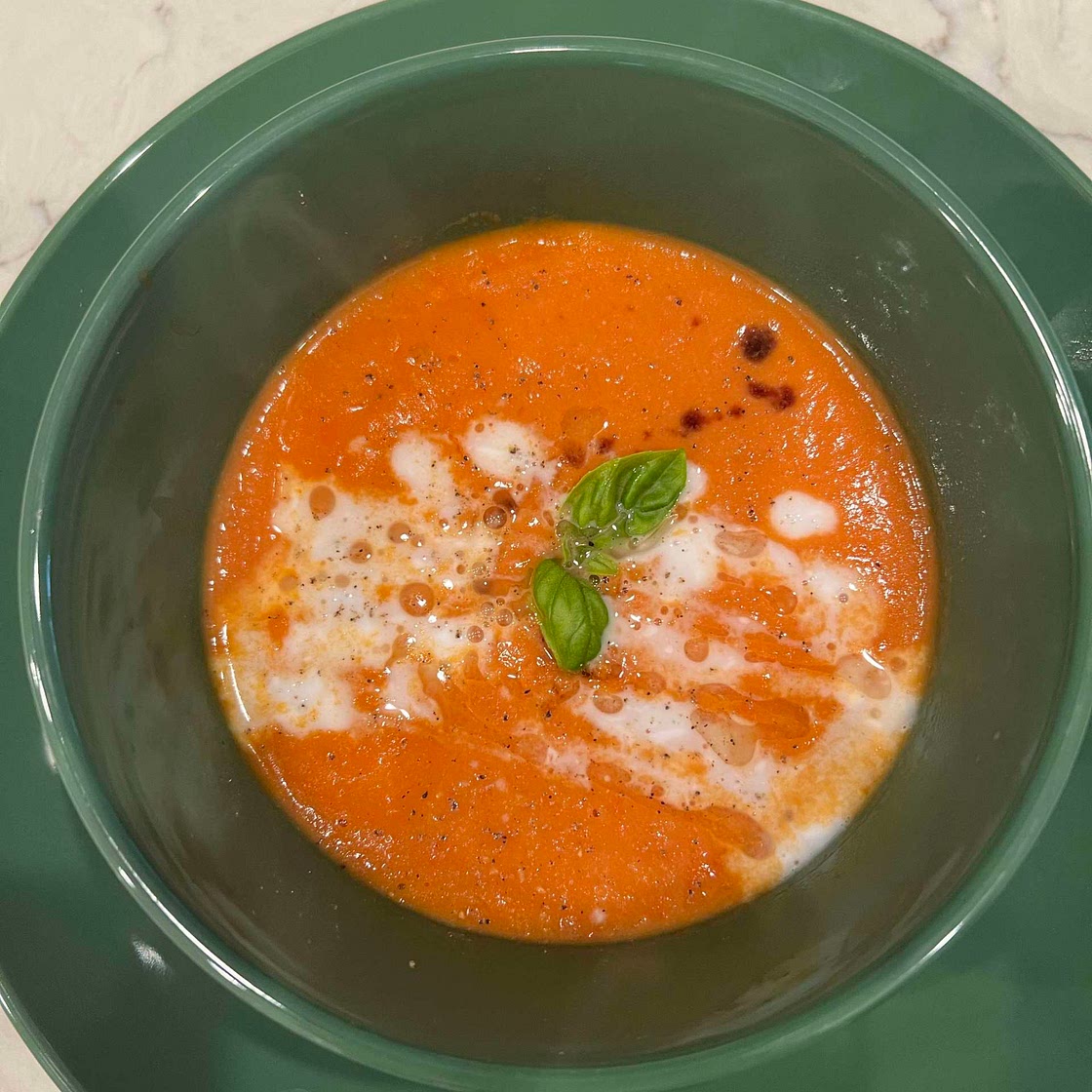 Roasted Tomato & Red Pepper Soup
