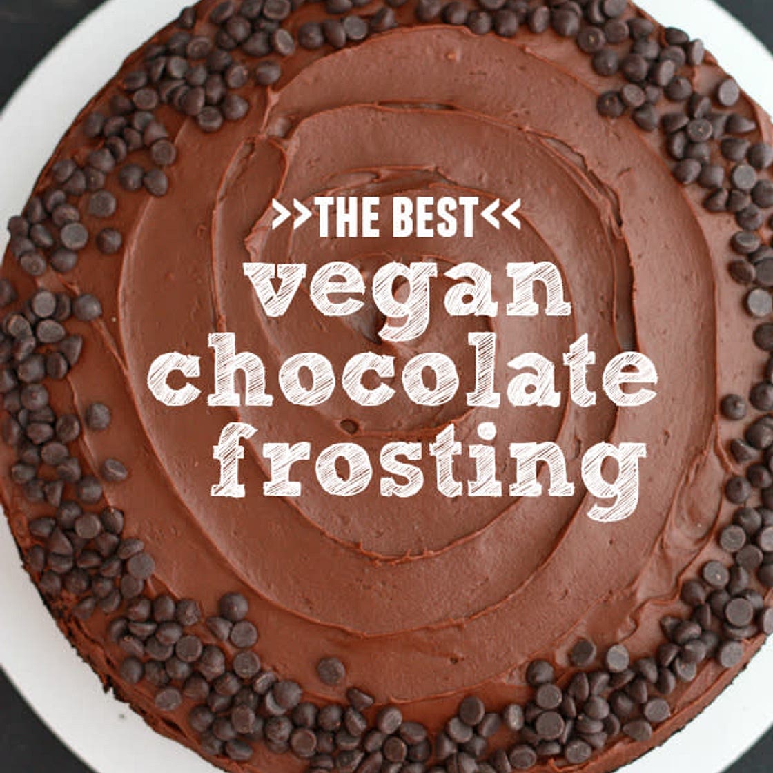 Vegan Chocolate Birthday Frosting