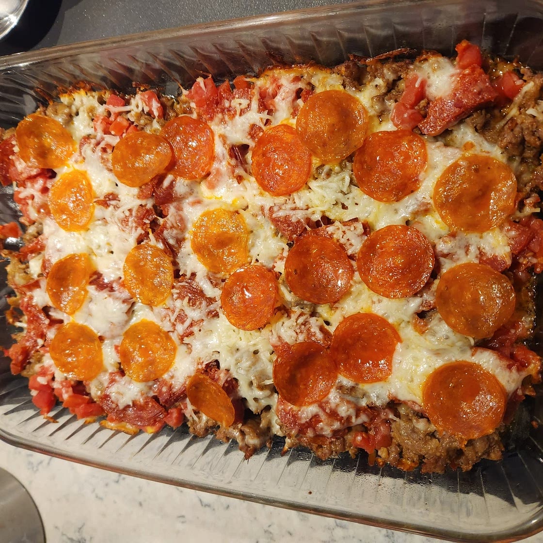 Low-Carb Deconstructed Pizza Casserole