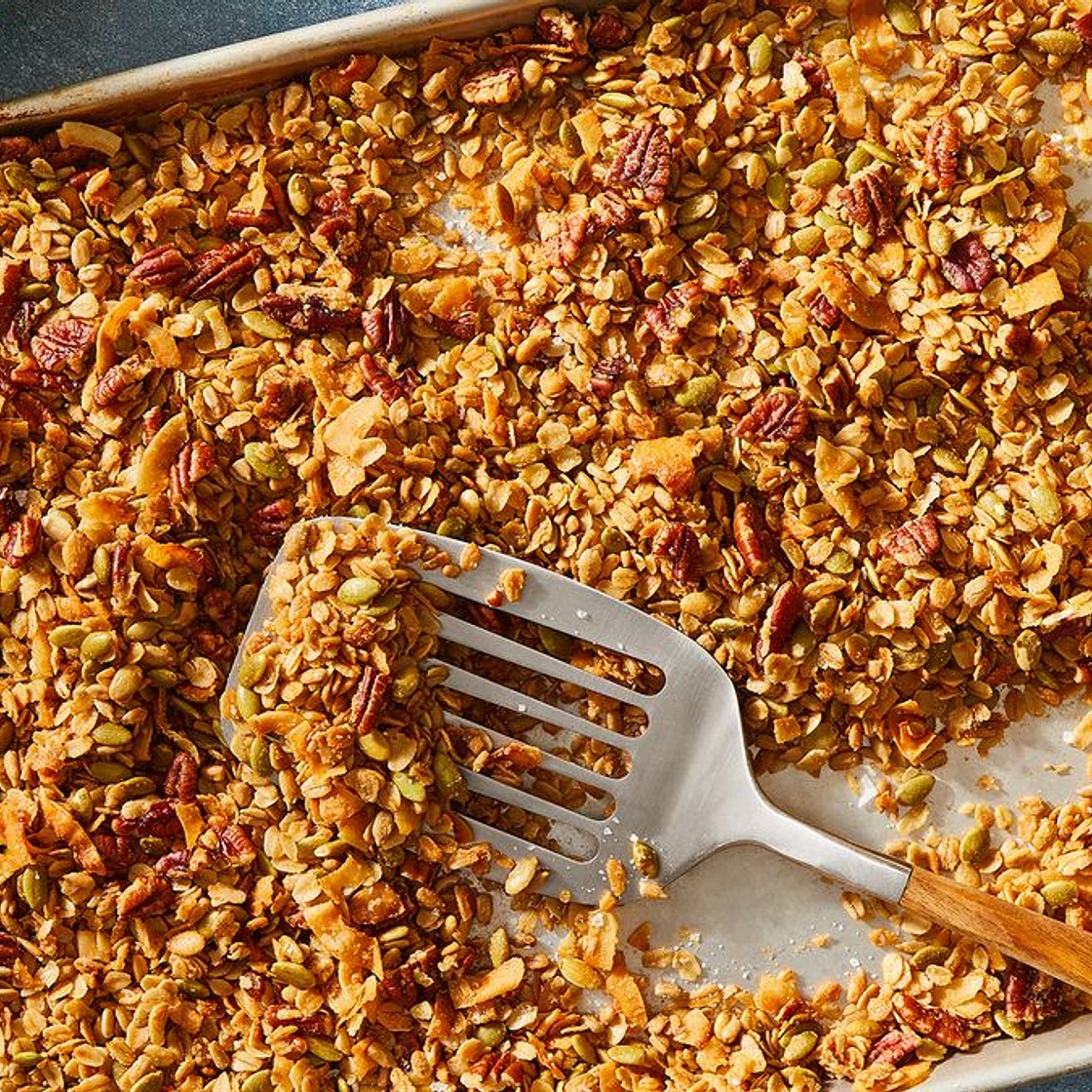 Olive Oil & Maple Granola From Nekisia Davis