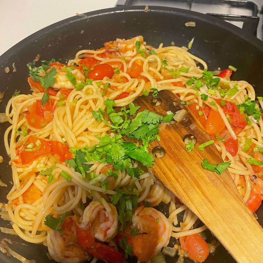 Prawn Oil Pasta