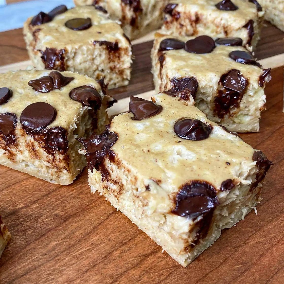 Healthy Banana Chocolate Chip Bars