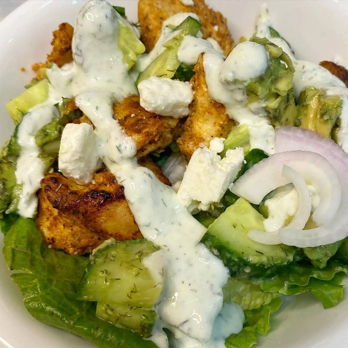 Greek Chicken Power Bowls