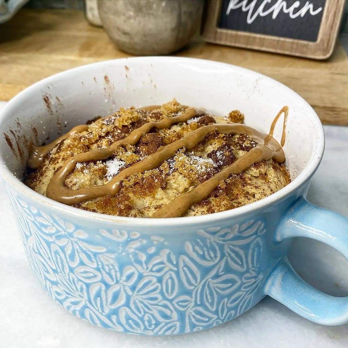 Cinnamon & Almond Butter Protein Baked Oats