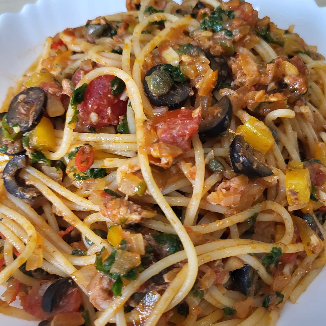 Spaghetti puttanesca
