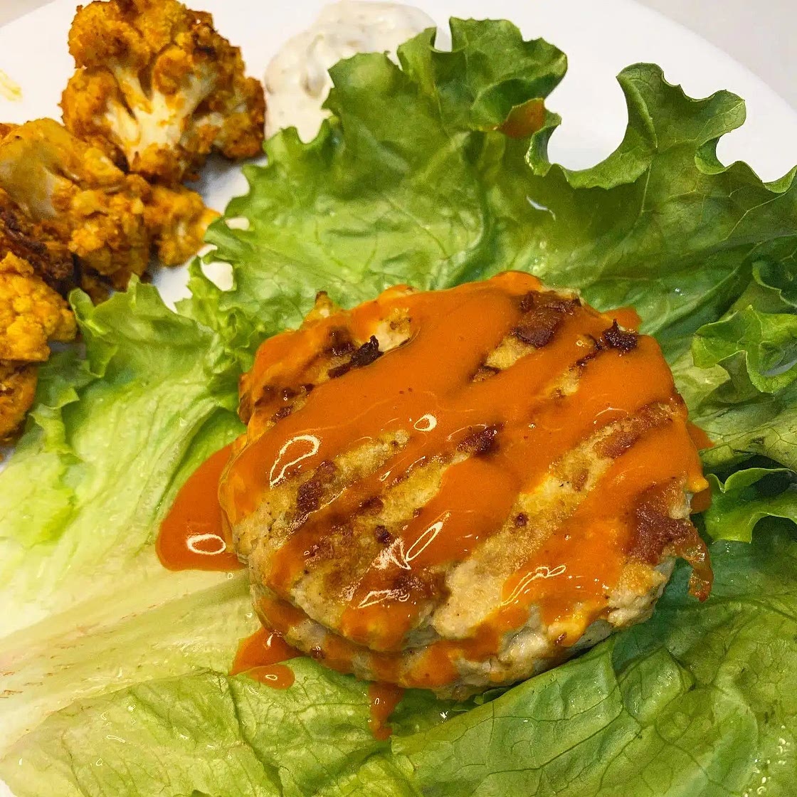 Buffalo Chicken Burgers