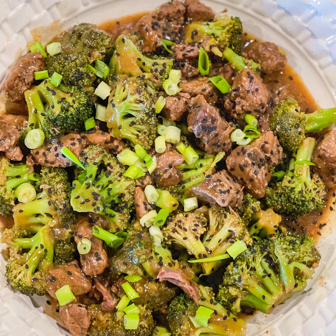 Slow cooker beef and broccoli