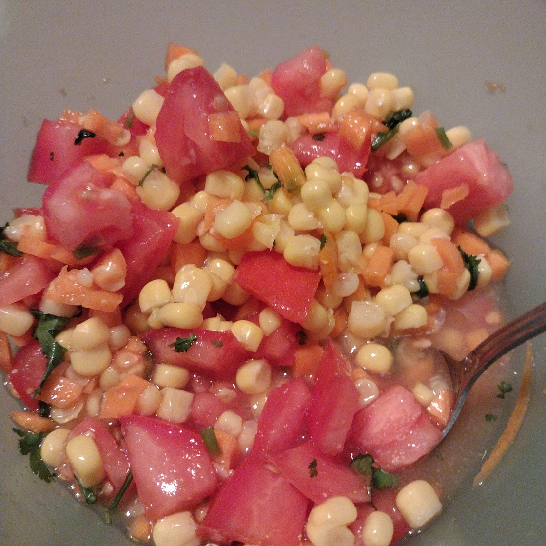 Sweet corn salad