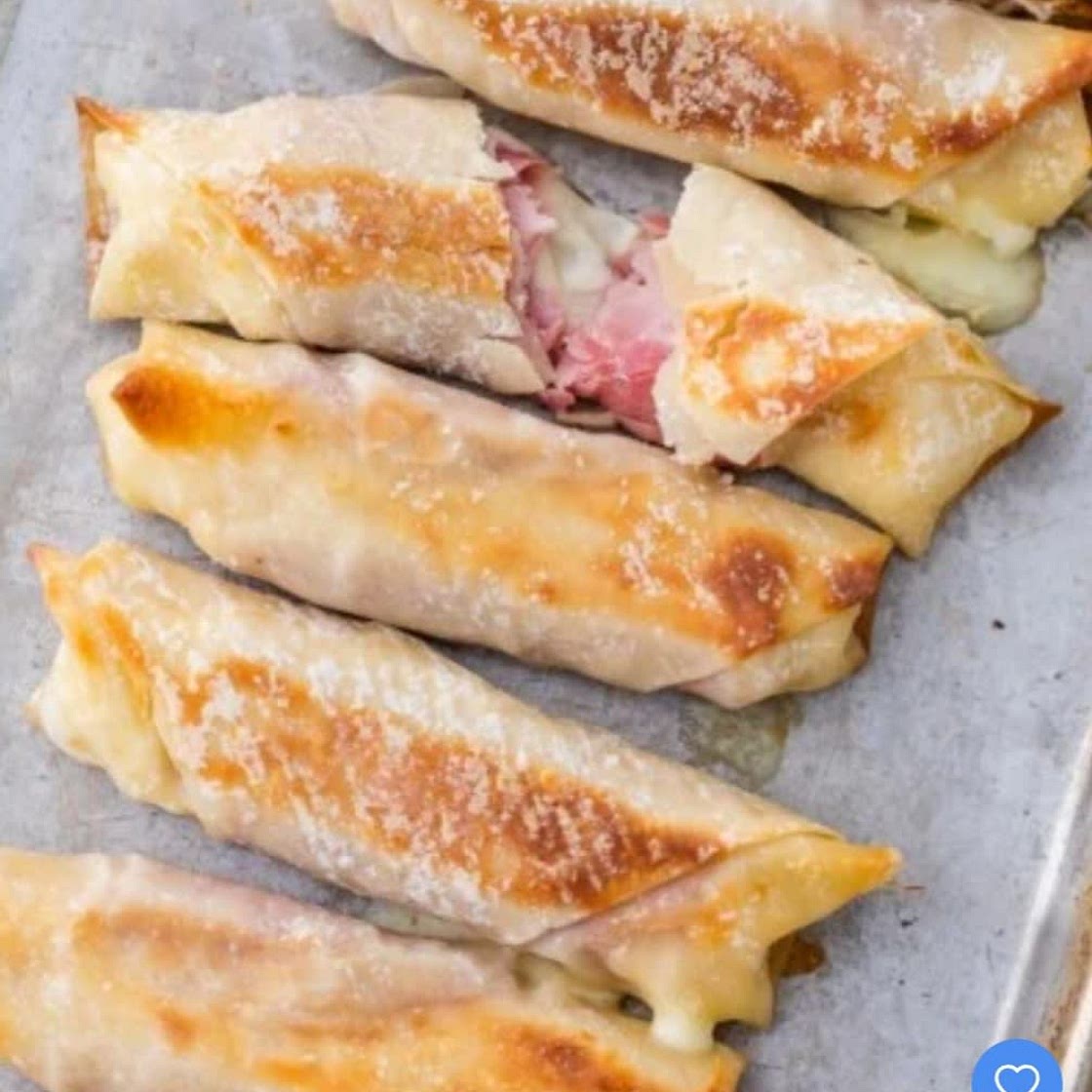 baked ham and cheese sticks