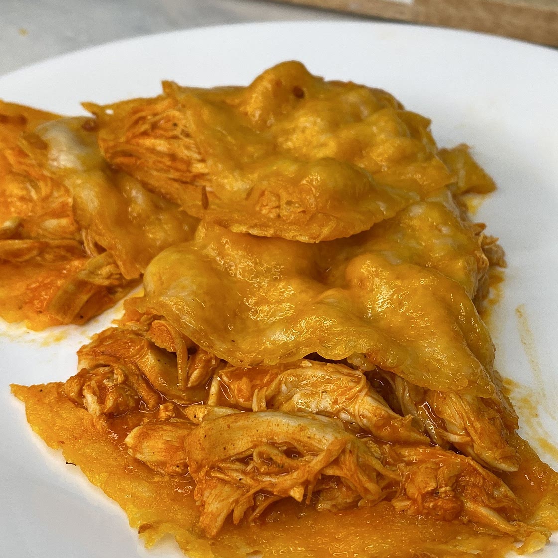 Low Carb Buffalo Chicken Quesadilla