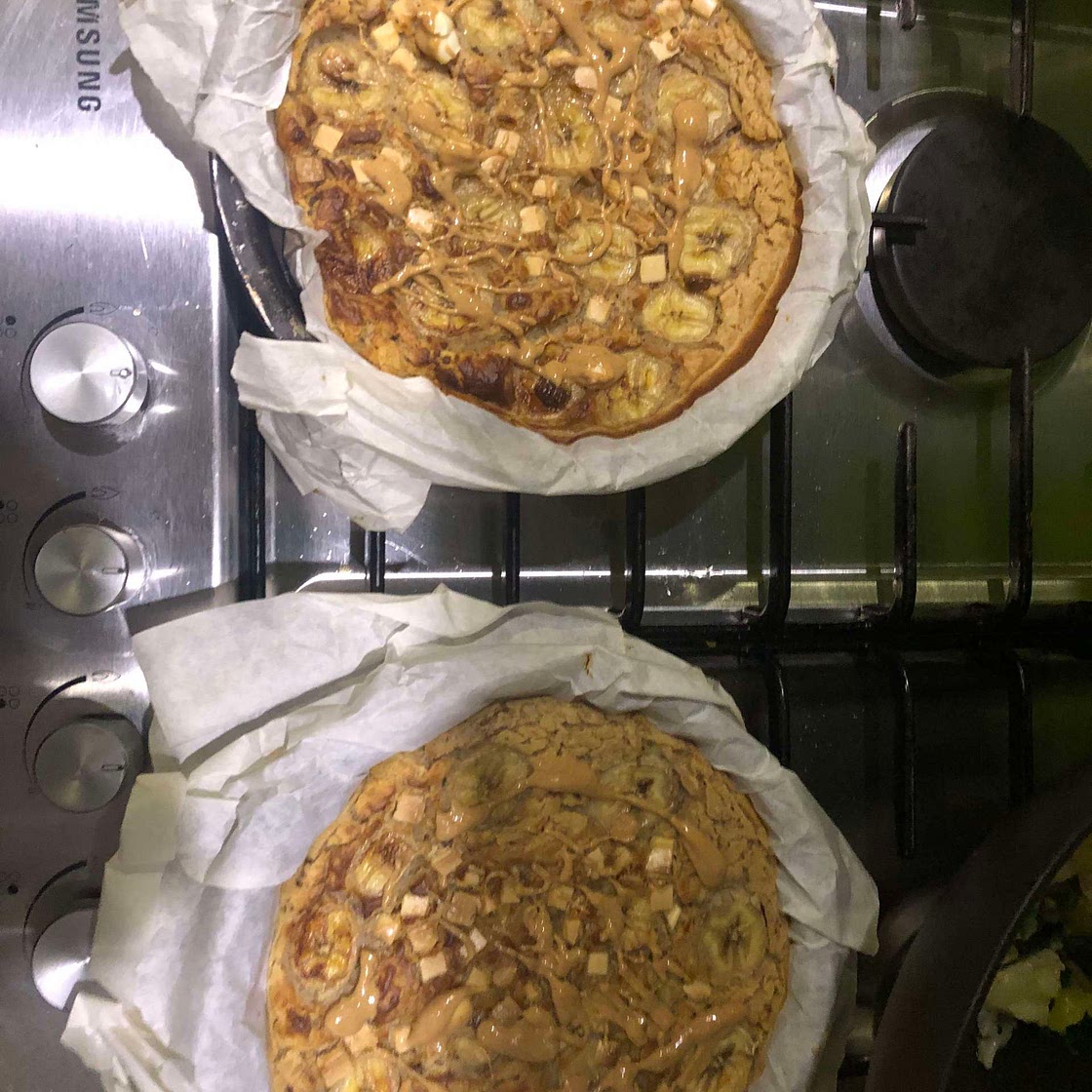 Chocolate and Banana Baked Oats