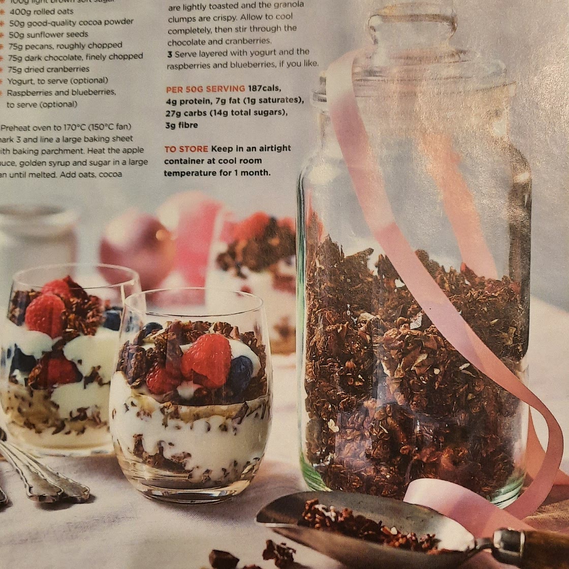 Chocolate granola