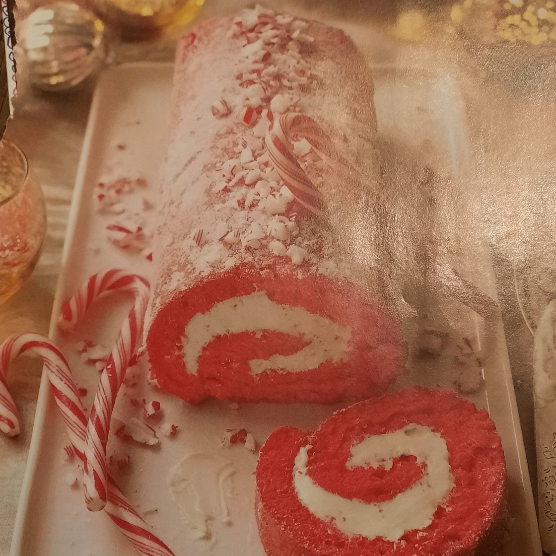Candy Cane Roulade