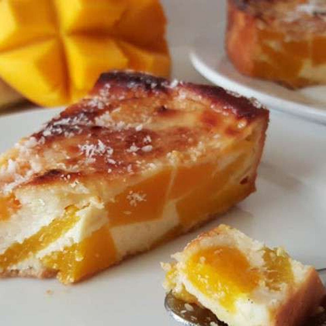Clafoutis mangue coco