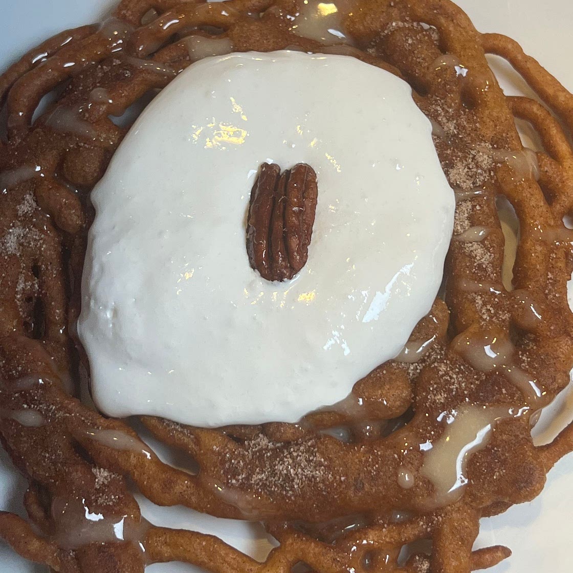 Sweet Potato Funnel Cake 