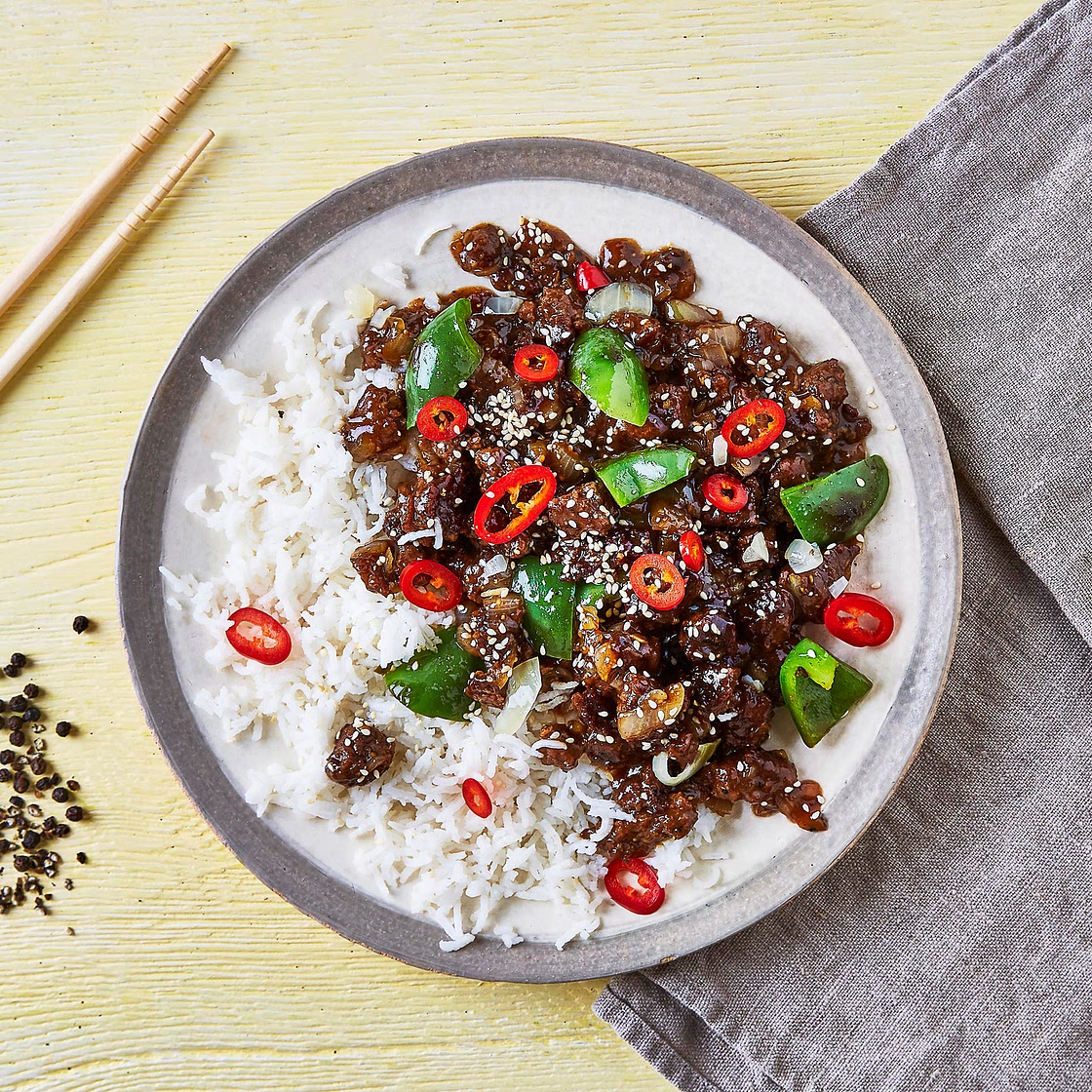 Sticky Sesame Beef Stir-Fry