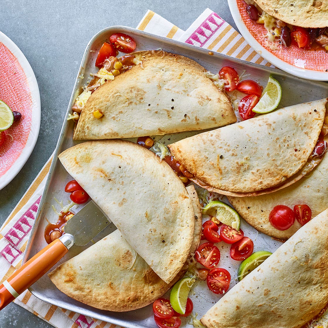 Beany quesadillas