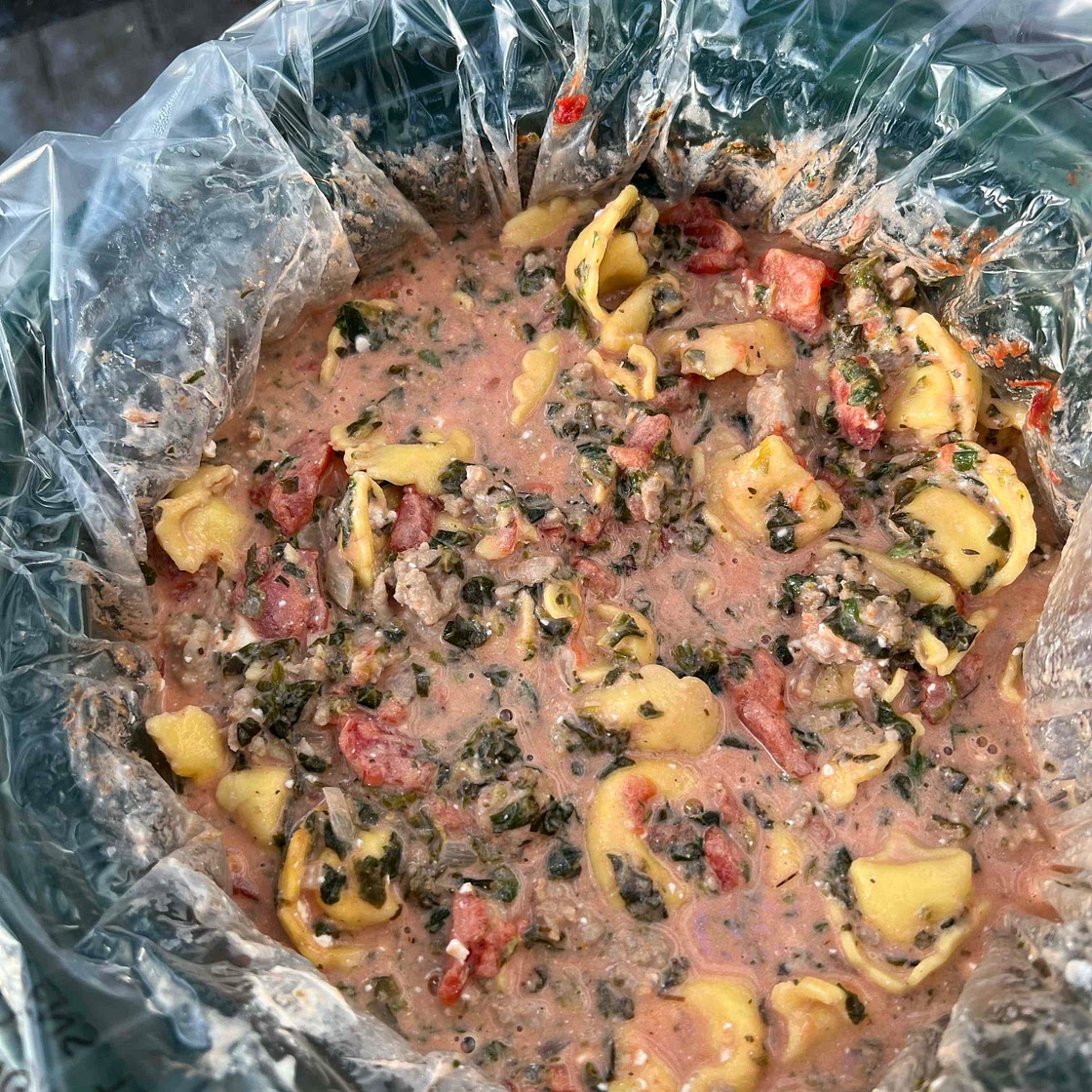 Creamy cheesy tortellini week 1