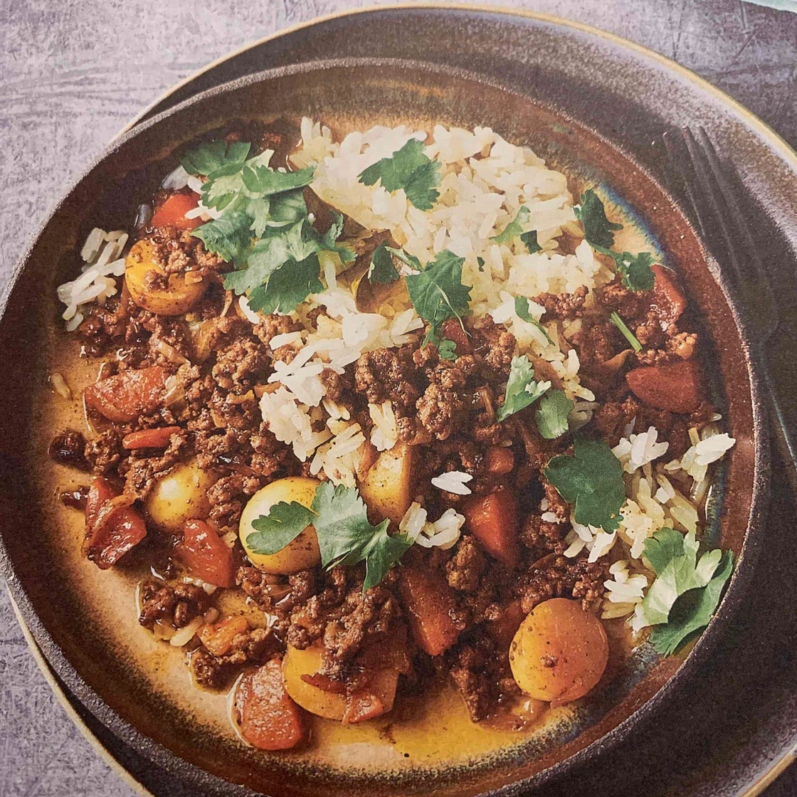 Beef Massaman with New Potatoes 