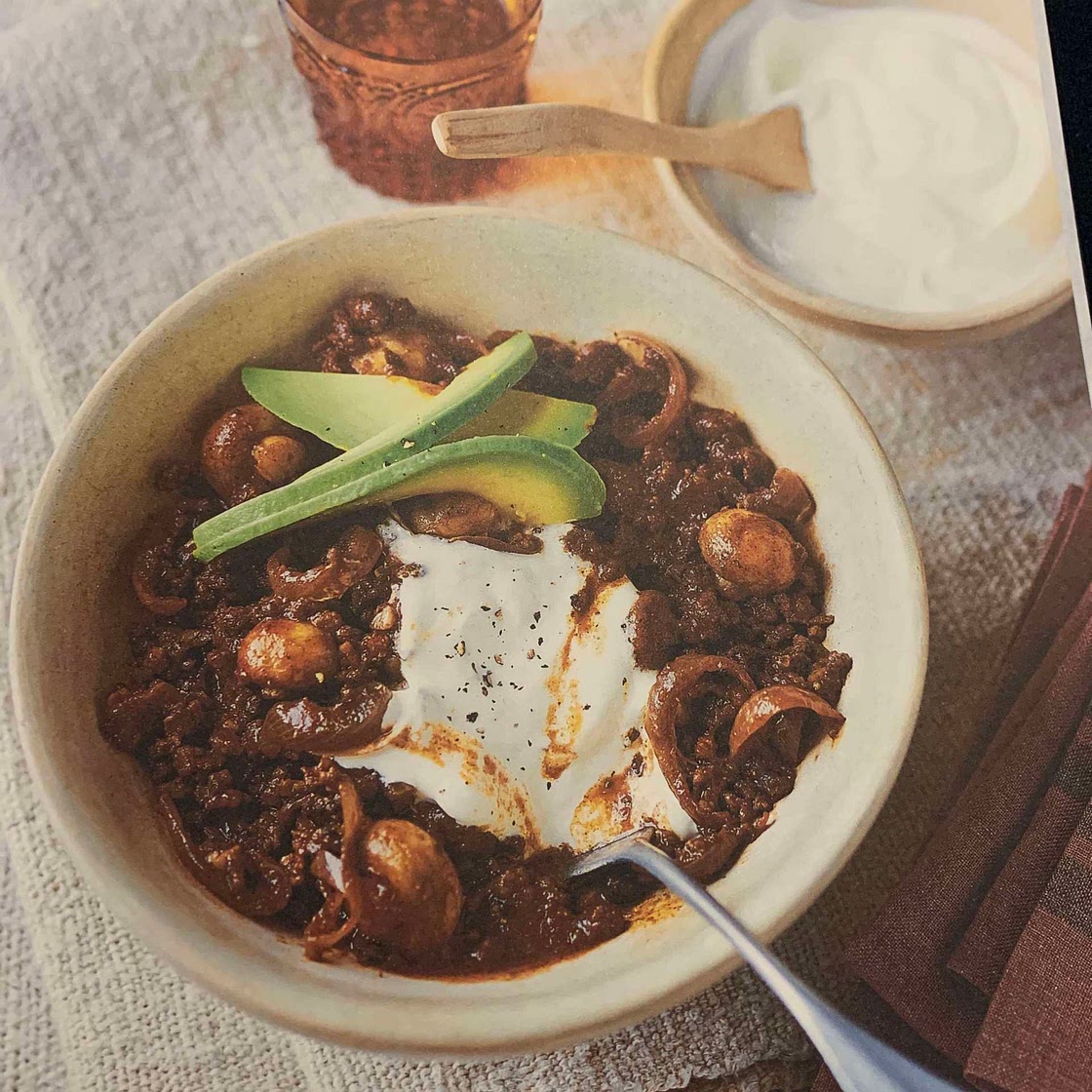 Chilli Beef and Mushrooms